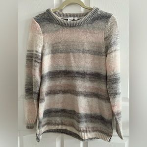 Gap S Sweater Gray/cream/lilac ombre